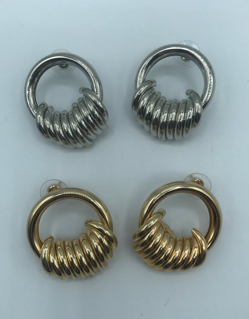 Load image into Gallery viewer, String ring earrings