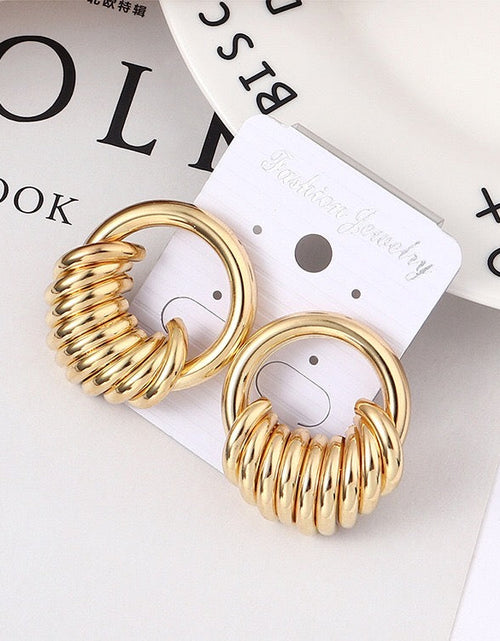 Load image into Gallery viewer, String ring earrings