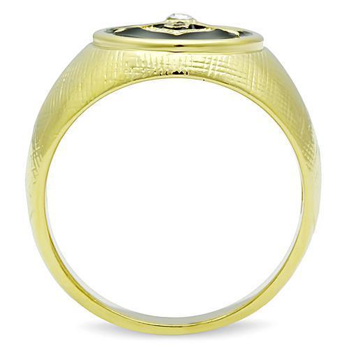 Load image into Gallery viewer, Men Stainless Steel Synthetic Crystal Rings TK1403