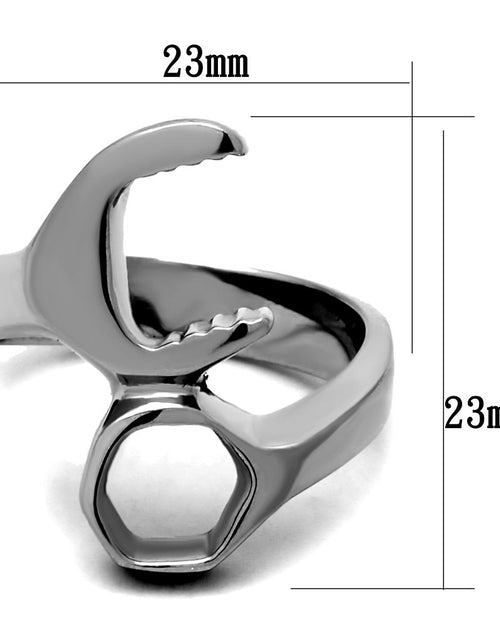 Load image into Gallery viewer, Men Stainless Steel No Stone Rings TK2396