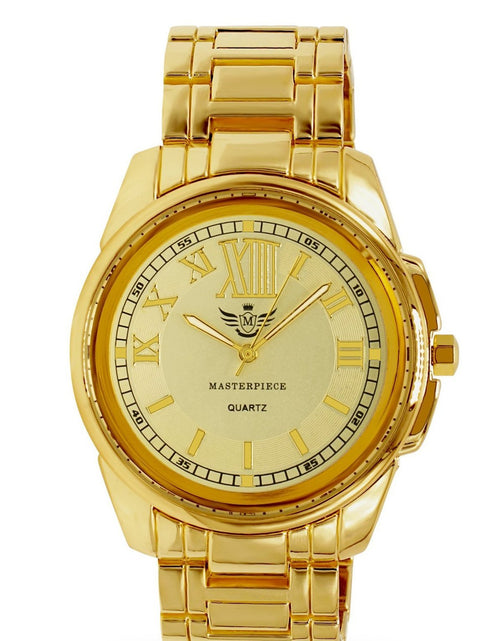 Load image into Gallery viewer, Masterpiece Classic Metal Gold Watch
