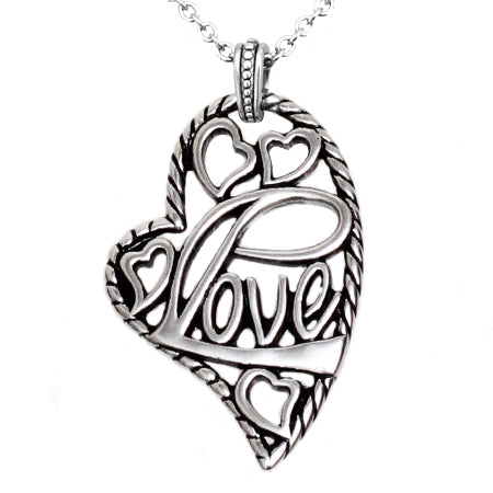 Load image into Gallery viewer, Heart Necklace Free Love
