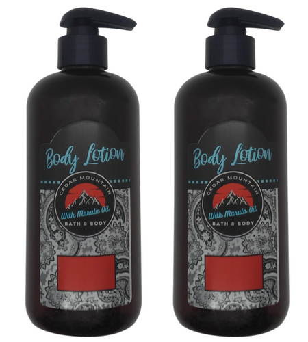 Cedar Mountain Lemon Mango Scented Body Lotion, 12 Oz (2 Pack)