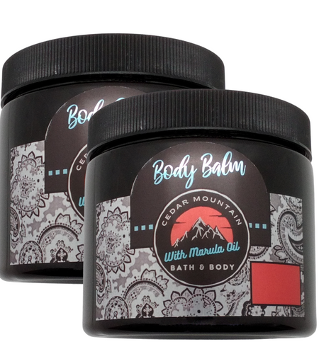 Cedar Mountain Wild Raspberry Vanilla Scented Marula Oil Body Balm, 16