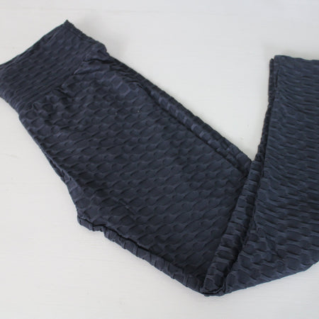 Womens'  Legging Bubble Stretchable Fabric Yoga Fitness Work-out sport