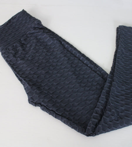 Womens'  Legging Bubble Stretchable Fabric Yoga Fitness Work-out sport