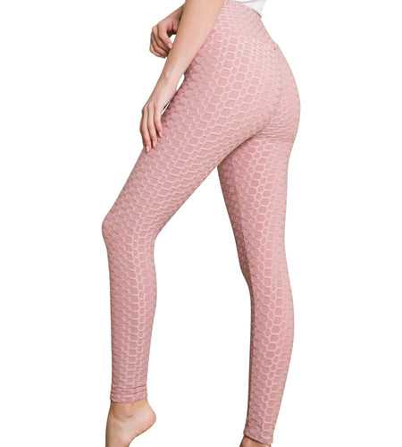 Womens'  Legging Bubble Stretchable Fabric Yoga Fitness Work-out sport