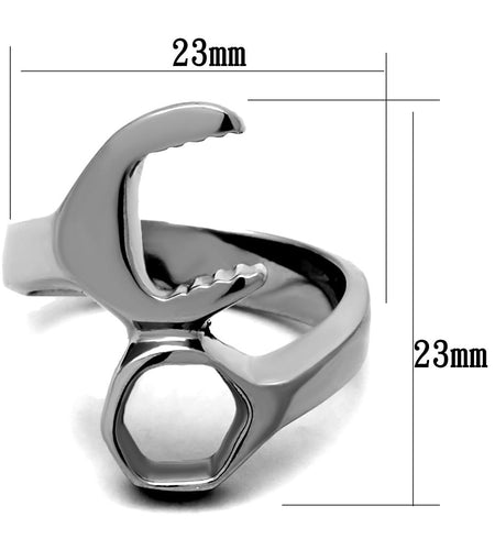 Men Stainless Steel No Stone Rings TK2396