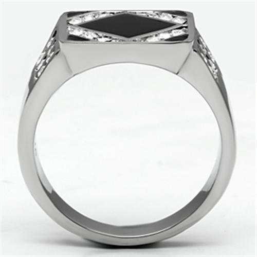 Load image into Gallery viewer, Men Stainless Steel Synthetic Crystal Rings TK710
