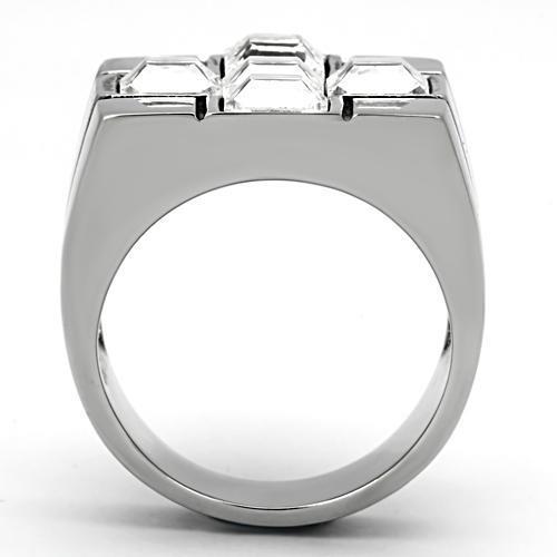 Load image into Gallery viewer, Men Stainless Steel Synthetic Crystal Rings TK919
