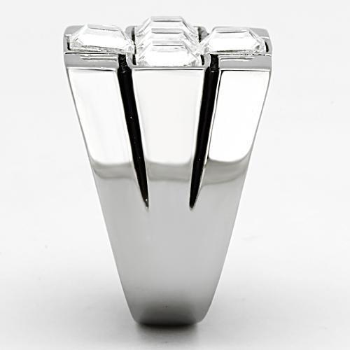 Load image into Gallery viewer, Men Stainless Steel Synthetic Crystal Rings TK919
