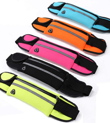 Velocity Water-Resistant Sports Running Belt and Fanny Pack for