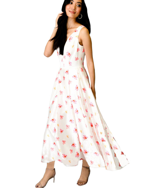 Load image into Gallery viewer, Women&#39;s Formal Floral Midi Dress
