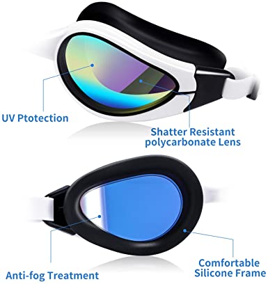 Load image into Gallery viewer, Swimming Goggles No Leaking Anti Fog UV Protection Swim Goggles
