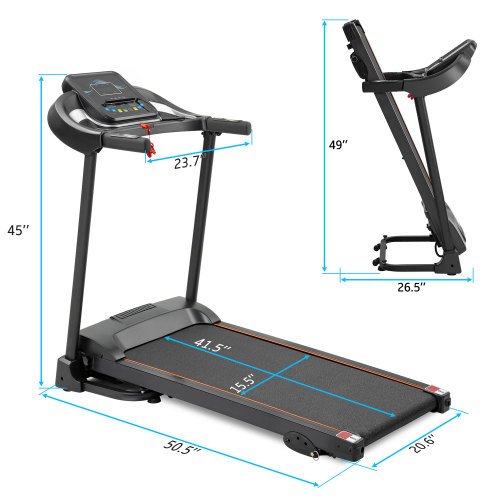 Load image into Gallery viewer, Compact Easy Folding Treadmill Motorized Running Jogging Machine
