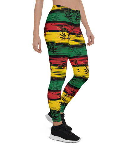 Womens Reggae and Cannabis Leggings