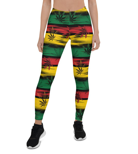Womens Reggae and Cannabis Leggings