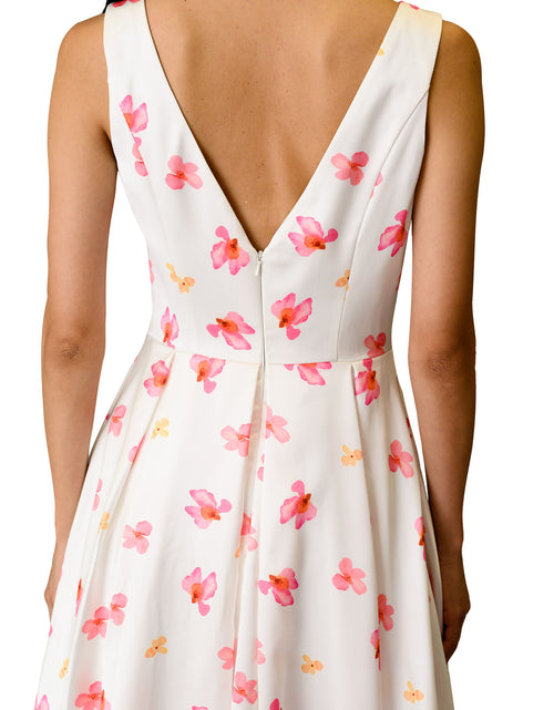 Load image into Gallery viewer, Women&#39;s Formal Floral Midi Dress
