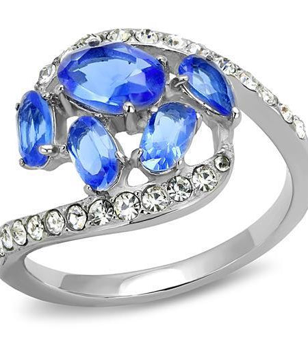 TK3211 - High polished (no plating) Stainless Steel Ring with